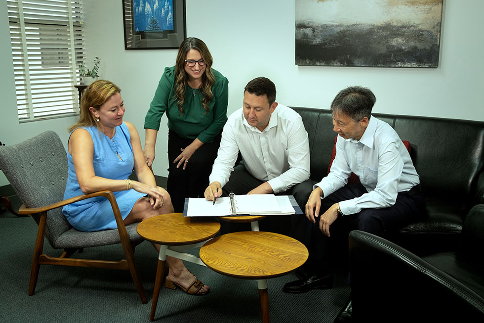 MFAC_3inCube_Web Candid Photo of Max, Amy, Diane, Denny